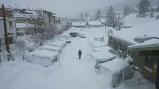 California Epic Blizzard of 2024 - Donner Pass & Soda Springs