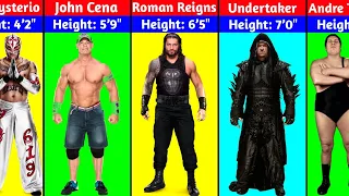 WWE Wrestlers Height Comparison - All Wrestlers Heights