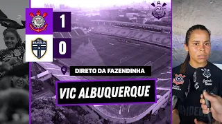 Autora do gol e artilheira do Timão, Vic Albuquerque fala sobre a vitória contra o Real Brasília