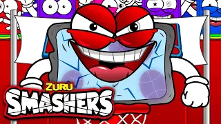 SMASHERS! Slam Vs. Sneaker + More Kids Cartoons! | Zuru | Smashers World | Kids Cartoons