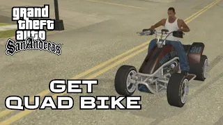 How to Get Quad Bike in GTA San Andreas (2024) | Activate Cheat for Quad Bike