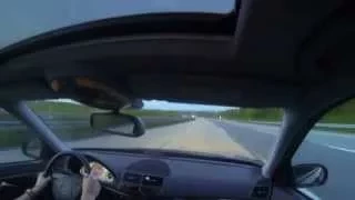 Mercedes E320 CDI [W211] - Driving to Girlfriend... Pushing on Autobahn