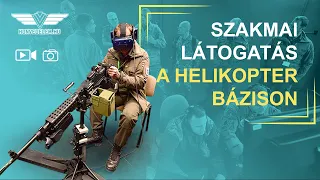 Szakmai látogatás a helikopterbázison