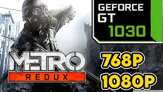 Metro 2033 Redux || GT 1030 + i3 7100 Performance Test || 768p, 1080p High-Ultra Settings Benchmark