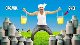 100 Liter Milk = How Much Ghee ?...कितना घी निकलेगा ? | 100% Pure & Organic