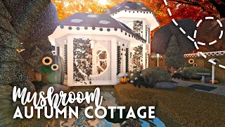 🍄 cottagecore mushroom autumn cottage // bloxburg build & tour - itapixca builds