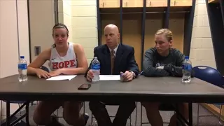 Hope College Women's Basketball Press Conference 11 18 17