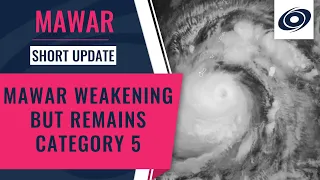 Mawar Remains a Powerful Category 5 on Approach to Guam