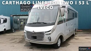 Carthago Liner For Two I 53 L Iveco Motorhome For Sale at Camper UK