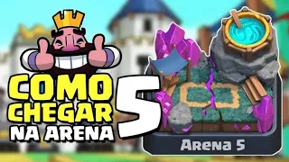 MELHOR DECK NA ARENA 5 NA OFICINA DO CONSTRUTOR - Clash Royale