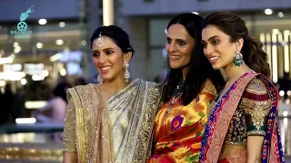 Aakash , Shloka & Isha Ambani at the inauguration of Nita Mukesh Ambani Culture Centre