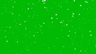 футаж снег средний на зеленом фоне