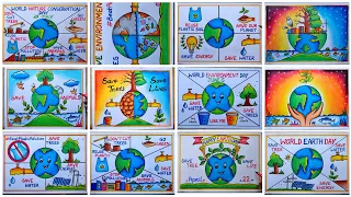 Lifestyle For Environment poster drawing| Save Environment poster drawing| Save Earth drawing