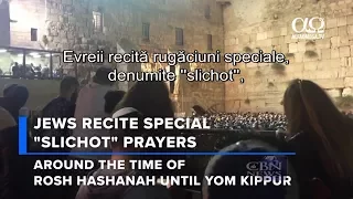 Rugăciune la Zidul Plângerii, înainte de Yom Kippur
