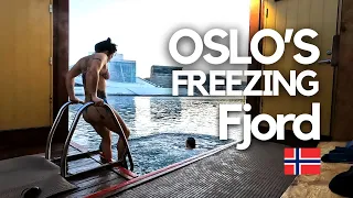 We Jumped into Oslo's FREEZING FJORD in Winter 🥶 for an Epic Nordic Sauna Experience