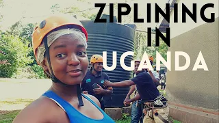 ZIPLINING AT GRIFFIN FALLS CAMP SITE  in Mabira Forest. #tulambule #ziplining  #UTB