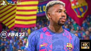 Fifa 22 PS5 | F.C Barcelona Vs Chelsea F.C | Champions League 2022/23 | 4k 60 FPS