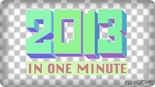 2013 IN ONE MINUTE