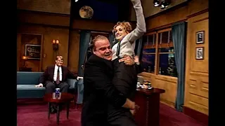 Chris Farley Crashes Sarah Jessica Parker’s Interview | Late Night with Conan O’Brien