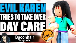 Karen Tries To Take Over Daycare, EP 2 | roblox brookhaven 🏡rp