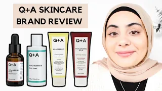 IS Q+A SKINCARE WORTH THE HYPE? | Q+A Skincare Brand Review | Best & Worst Q+A Skincare | Razia Moe