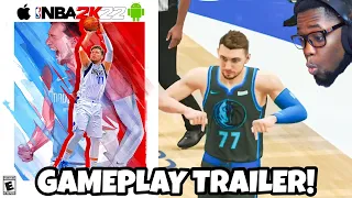 THIS IS 🔥🔥🔥  NBA 2K22 Mobile TRAILER Reaction! (Fan Made)