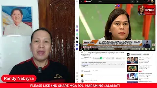 SARA DUTERTE, NAGSALITA NA SA PATULOY NA PAMBUBULLY NG CHINA: NO COMMENT