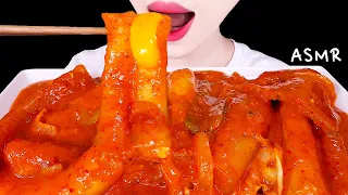 ASMR RICE PAPER TTEOKBOKKI, CHEESE, SAUSAGES 라이스페이퍼 떡볶이, 치즈떡, 스팸, 소시지 EATING SOUNDS MUKBANG 먹방