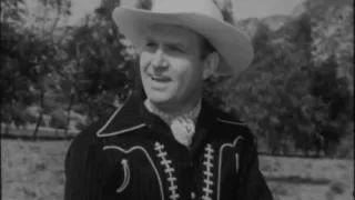 Gene Autry ' Back in the Saddle Again' (with subtitles)