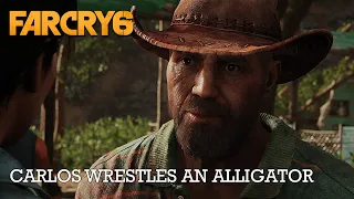 Carlos Literally Wrestles an Alligator - Far Cry 6 in 4K | Playstation 5