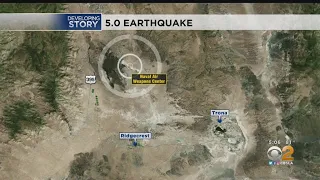 Magnitude 5 Quake Hits Ridgecrest Area; No Immediate Reports Of Damage