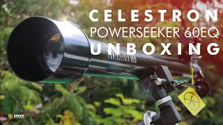 CELESTRON POWERSEEKER 60EQ REFRACTOR TELESCOPE | UNBOXING | SPACE ARCADE