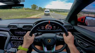 POV: Widebody Novitec Lamborghini Urus Esteso with extra loud exhaust