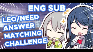 [ENG SUB] Ichika VA and Shiho VA play the Answer Matching Challenge [Project Sekai L/N]