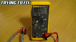 Trying to FIX a FLUKE 73 MULTIMETER which Measures 9V as 3000V