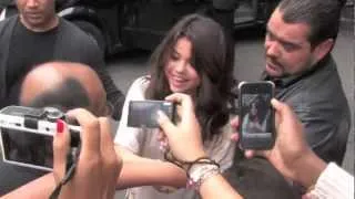 Selena Gomez at NRJ for promotion in Paris