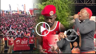 Dax Kartel Awanye Bobi Wine mumaaso ga Sabasajja Kabaka mulubiri e mengo mu Kabaka birthday Run 2024