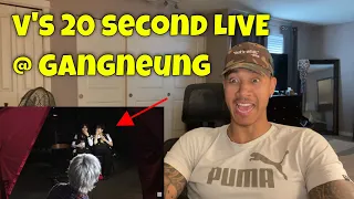 V's 20 second LIVE @ Gangneung (REACTION)