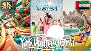YAS WaterWorld Abu Dhabi All Rides | 4K | DUBAI TRIP