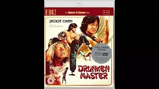 JACKIE CHAN DRUNKEN MASTER BLU RAY 4K RESTORATION & DVD.