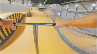 RIDING THE SMOOTHEST PUMP TRACK EVER!