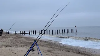 Suffolk Beach Fishing, Corton..