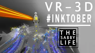 INKTOBER: "Outpost" │Tilt Brush │Inktober VR