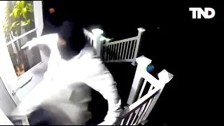 Shocking video shows homeowner open fire on armed home invaders