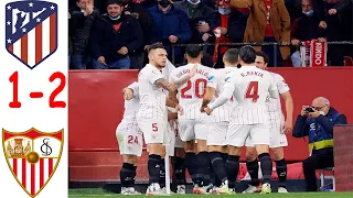 Sevilla VS Atl. Madrid 1-2 Extended Highlights & All Goals 2021 || Lucas Ocampos today goal