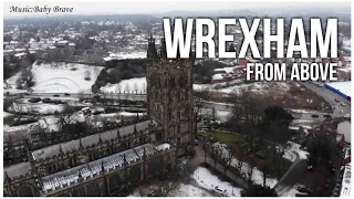 Wrexham from above