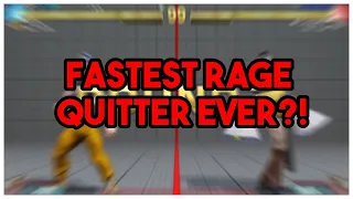 Street Fighter V CE (5) – Fastest Rage Quitter Ever?