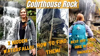 How To Find Courthouse Rock & 2 Hidden Waterfalls | Smoky Mountain Trails You Didn't Know About