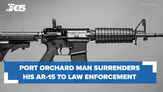 'I don't need an AR-15': Port Orchard man gives semi-automatic rifle to law enforcement