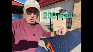 BEST 200 watt portable solar panel set from VEVOR for 2024,  C&T ep 411